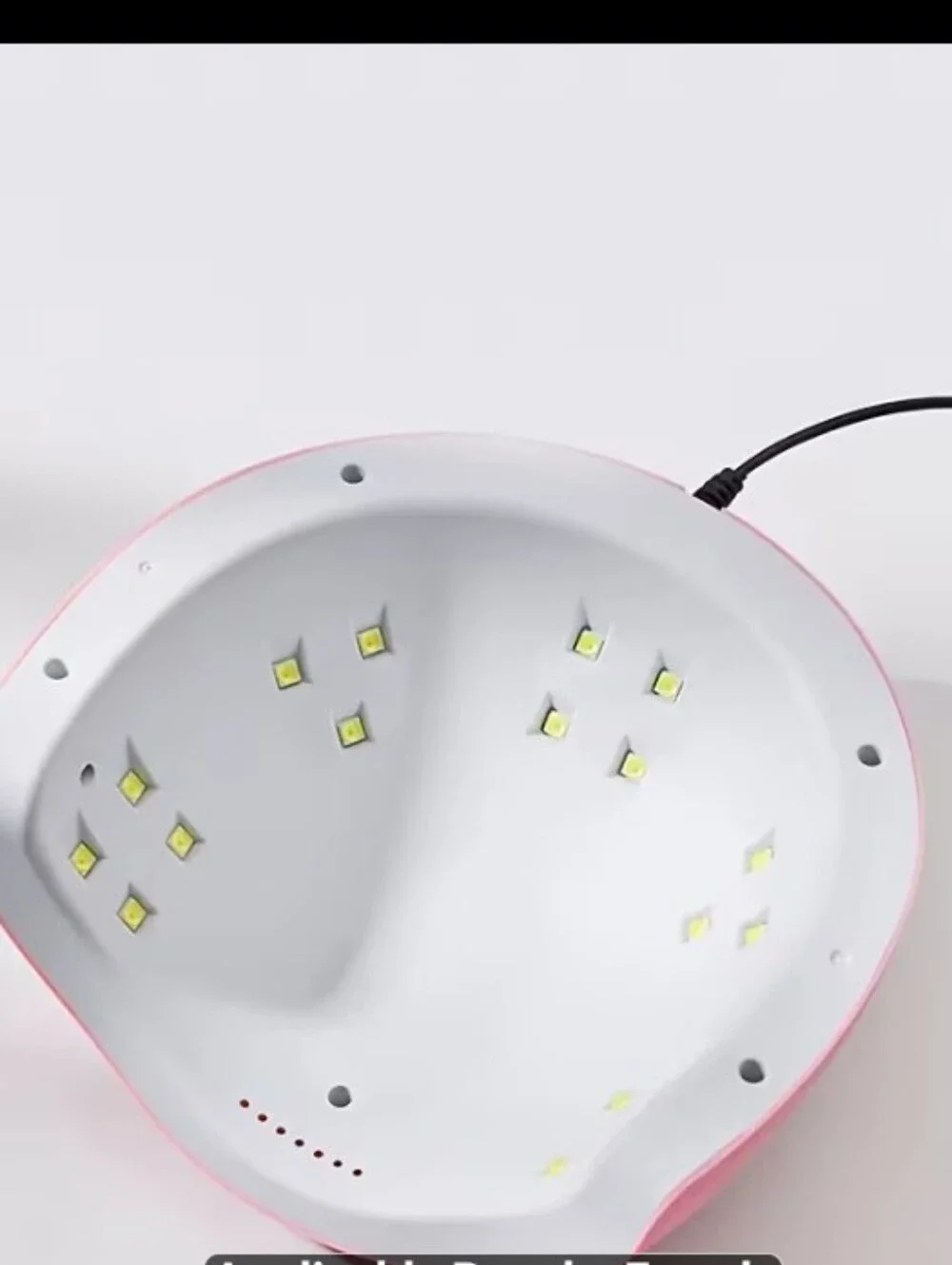 > LED UV Nail Lamp for Gel Polish - Pink